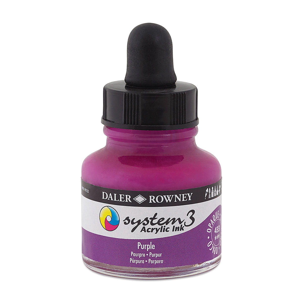 Daler-Rowney System3 Leaf Green Screen Printing Acrylic Ink 250ml - View #14