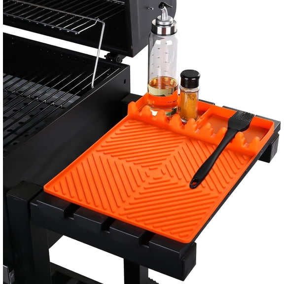 Daletu Silicone Grill Mat for Blackstone Griddle, Grease-Proof Counter Shield for Outdoor BBQ Accessories, 2 Pack