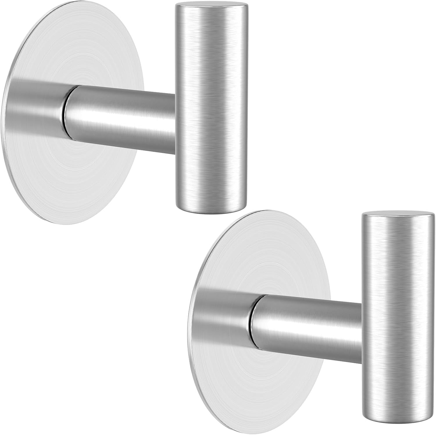 Daletu Self-Adhesive Coat Hooks, Stainless Steel Heavy Duty Wall Hooks ...