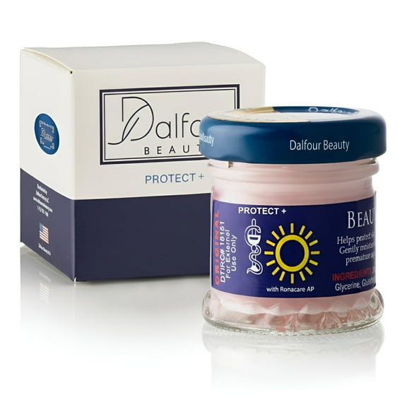 Dalfour Beauty Glutathione Brightening Cream Protect   Advanced Moisturizing Face & Body Cream for Smooth, Even-Toned, Radiant-Looking Skin  Lightweight, Non-Greasy Formula