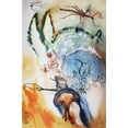 thumbnail image 1 of Dali - Alice In Wonderland Down The Rabbit Hole - Canvas OR Print Wall Art, 1 of 1