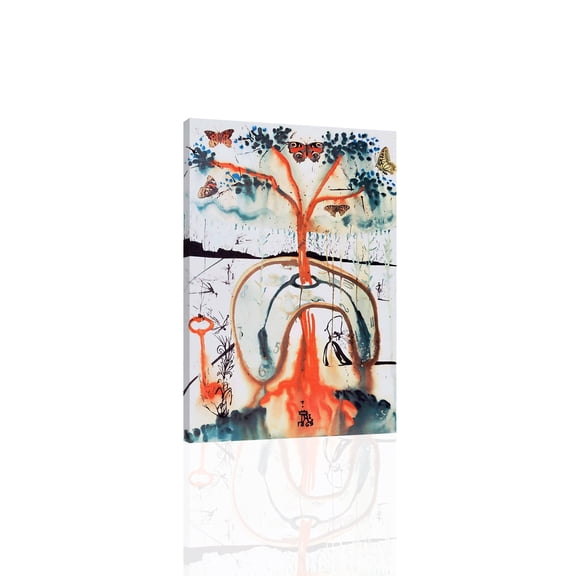 Dali Alice In Wonderland Mad Tea Party - Canvas OR Print Wall Art