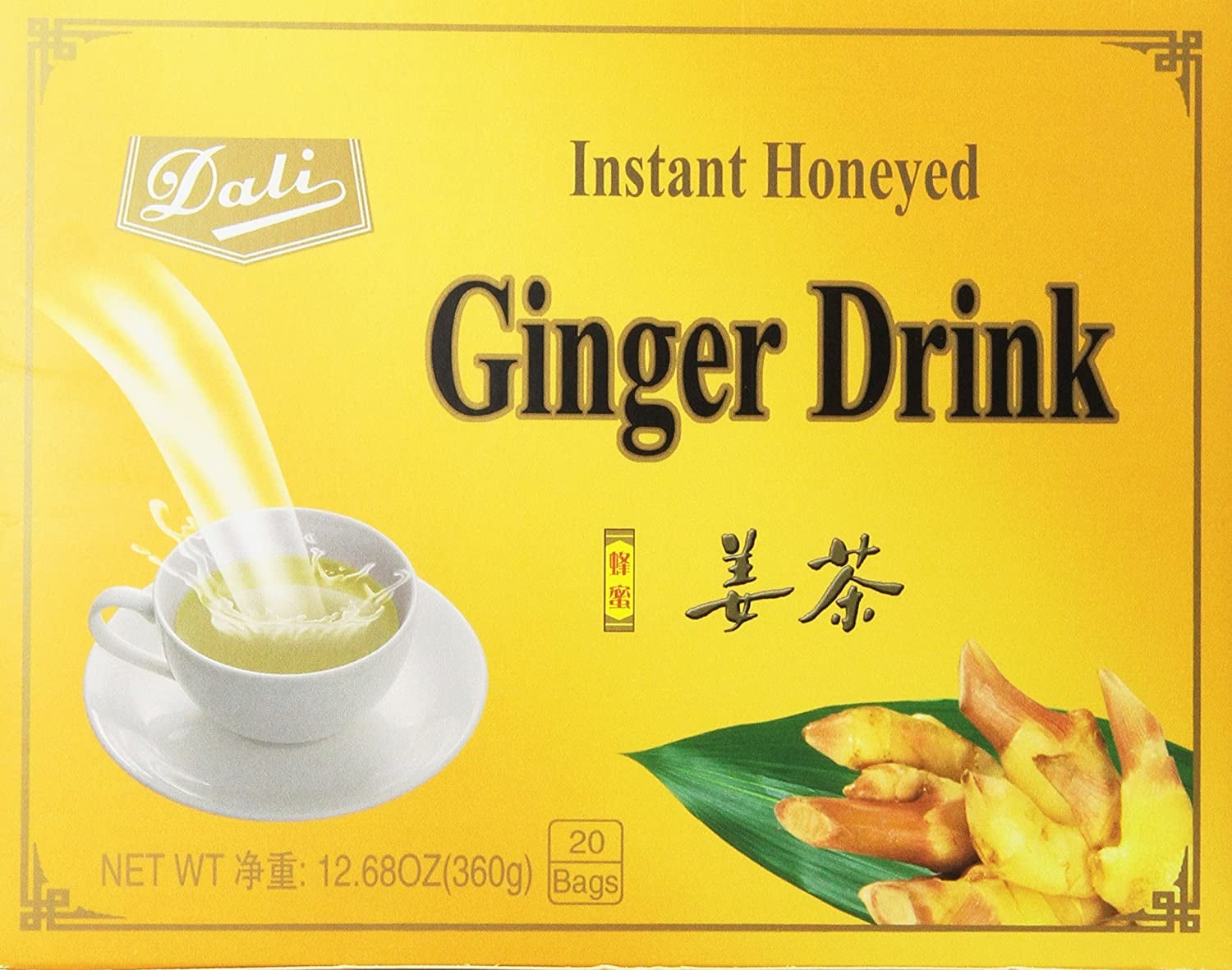 Dali All Natural Instant Honeyed Ginger Drink 20count Bags