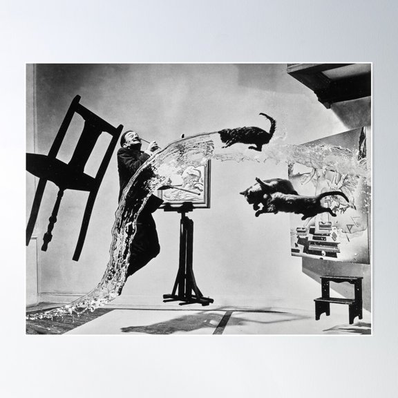 Dali Atomicus Poster Wall Art, Modern Wall Decor For Living Room Bedroom, 24x36 UNFRAMED