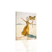 Dali Butterfly Woman - Canvas OR Print Wall Art