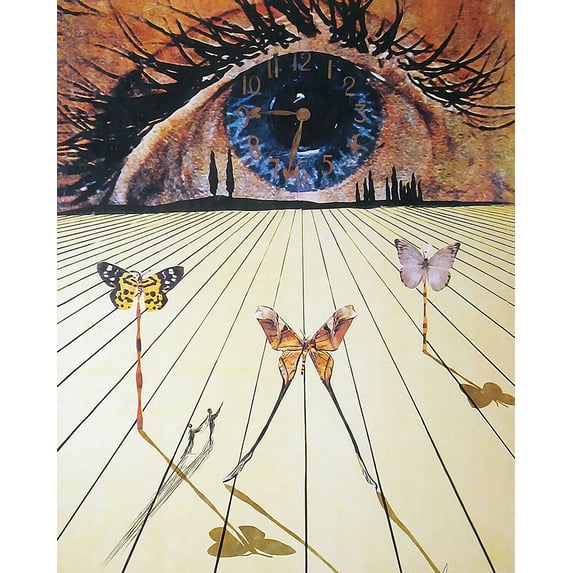 Dali - The Eye of Surrealist Time- CANVAS OR PRINT WALL ART