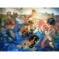 thumbnail image 1 of Dali - Tuna Fishing - CANVAS or PRINT WALL ART, 1 of 1