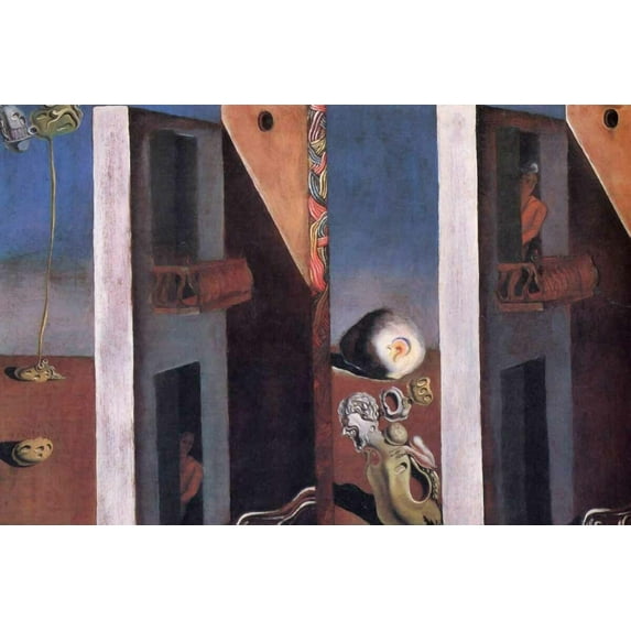 Dali Two Balconies - CANVAS OR PRINT WALL ART