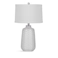 thumbnail image 1 of Dalia Ceramic Table Lamp in White by Bassett Mirror, 1 of 2