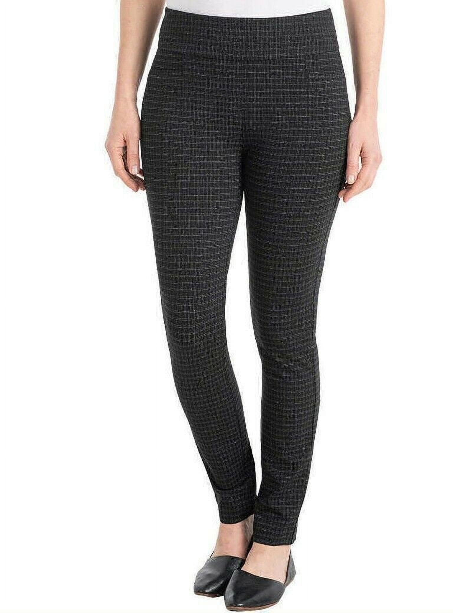 NEW Dalia Pull on Tummy Control Stretch Ponte Pants, Black