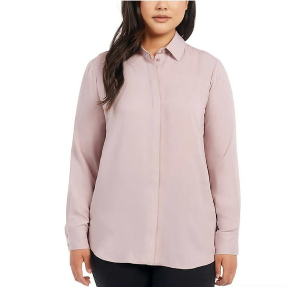 Dalia Ladies' Woven Top (Large, Pink)