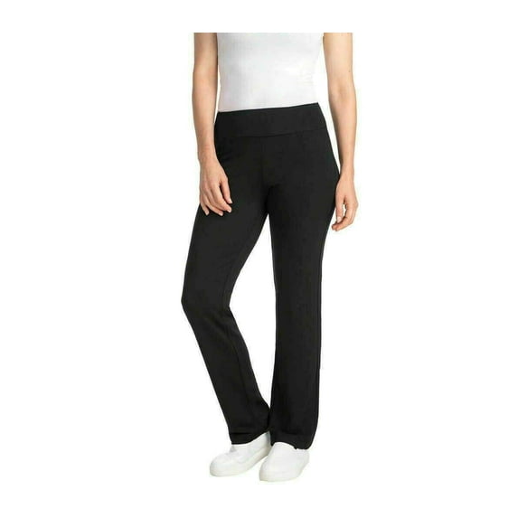 Dalia Women's Knit Pull-on Pant with pockets Size: XL, Color: Black