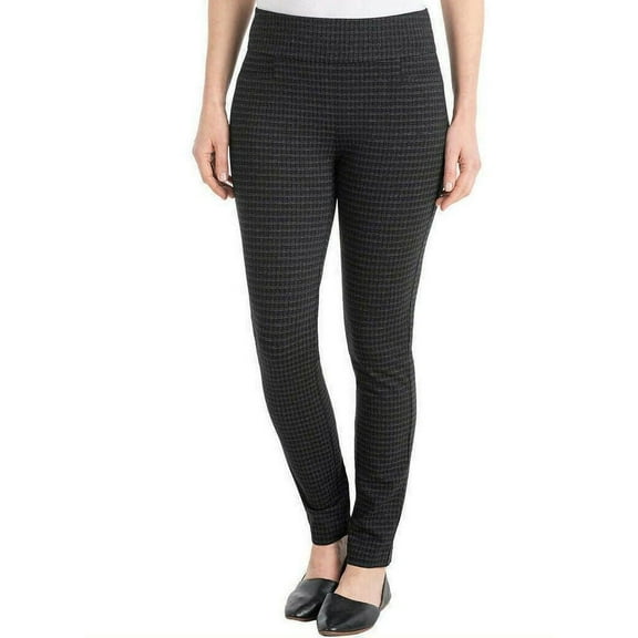 Dalia Women's Pull-on Ponte Casual Pant with Built-in Tummy Control Panel