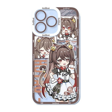 Dalicoter Genshin Impact Phone Case Anime Hutao Phone Case Game Multi-Model Compatible with 15/14/13/12/11 Funny Phone Cover Protective （iPhone 11）