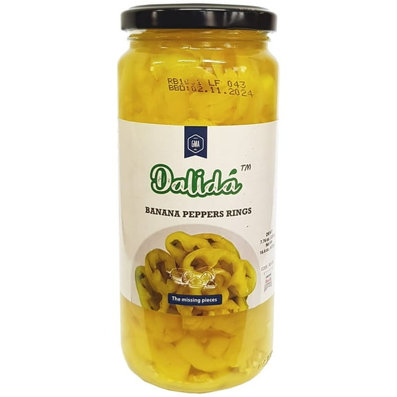 Dalida - Banana Peppers Rings, 16.6 Oz