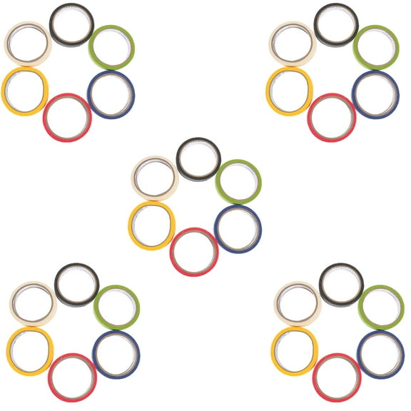 Dalidasy 30pcs Mannequin Making Tape Colorful Making Tape Dress Form Positioning Supply