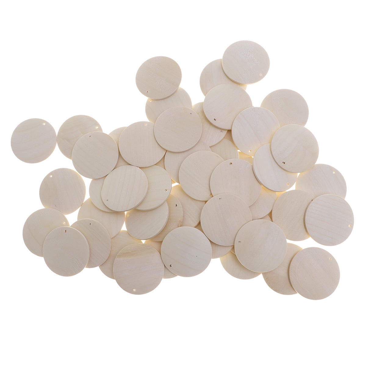 NUOBESTY 100pcs Unfinished Wood Round Balls Round Wooden...