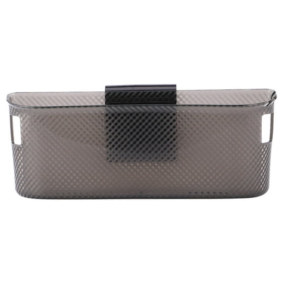 Dalidasy Car Hanging Storage Box Hanging Basket Car Organizer Car Interior Accessories for Autos Vehicle Truck ( Dark Brown )