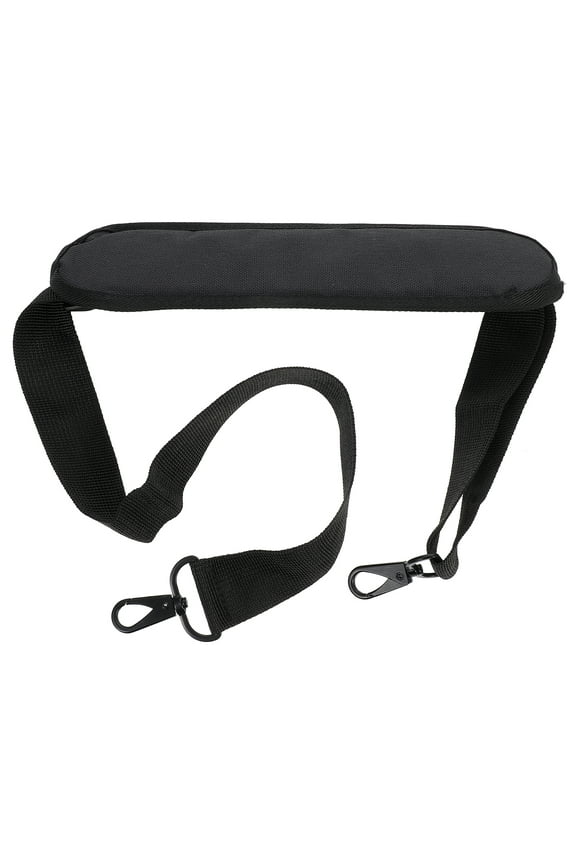 Luggage Strap Bag Shoulder Pad: Adjustable Padded Bag Strap Black Universal Replacement Laptop Shoulder Strap for Computer Bags Laptop Case Crossbody Bag Carrier