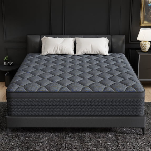 DalisTairy 12 inch Queen Mattress,Cooling Gel Memory Foam Mattress in a Box,Individual Pocket Spring Hybrid Mattress with Pressure Relief & Motion Isolation,Soft and Comfortable,Medium-Firm