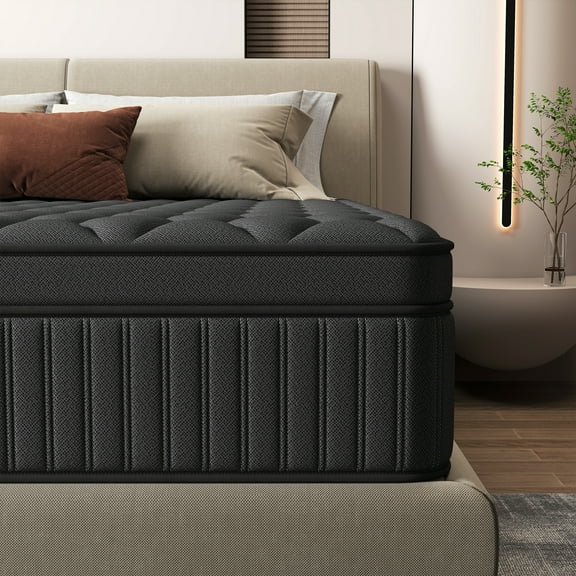 DalisTairy 12 inch Queen Mattress,Hybrid Mattresses Medium Firm in a Box