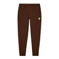 thumbnail image 1 of Dalix Alien Embroidered Jogger Pant Soft Fleece Relaxed Fit Lounge Mens in Chestnut 3XL XXX-Large, 1 of 5
