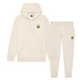 thumbnail image 1 of Dalix Alien Embroidery Sweatsuit Set Hoodie Jogger Soft Fleece Relaxed Fit Lounge Mens in Sandshell S Small, 1 of 5