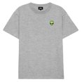 thumbnail image 1 of Dalix Alien Heavy Cotton Short Sleeve Summer Tee Mens in Heather Gray XL X-Large, 1 of 4