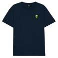 thumbnail image 1 of Dalix Alien Heavy Cotton Short Sleeve Summer Tee Mens in Navy S Small, 1 of 5