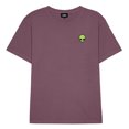 thumbnail image 1 of Dalix Alien Midweight Garment Dye Soft Tee Short Sleeve Cotton Shirt Mens in Plum 2XL XX-Large, 1 of 4