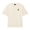 thumbnail image 1 of Dalix Alien Relaxed Heavy Cotton Short Sleeve Summer Tee Mens in Bone S Small, 1 of 5