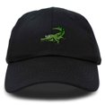 thumbnail image 1 of Dalix Alligator Cap Embroidered Mens Cotton Dad Hat Baseball Hat in Black, 1 of 5