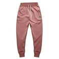 thumbnail image 1 of Dalix Astronaut Embroidered Fleece Jogger Cuff Sweatpant Sweats Soft Warm Cute Womens in Mauve XL X-Large, 1 of 5
