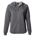 thumbnail image 1 of Dalix Astronaut Embroidered Fleece Zip Washed Hoodie Cold Fall Winter Women in Shadow XL X-Large, 1 of 5