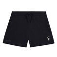 thumbnail image 1 of Dalix Astronaut Embroidered Shorts Washed Soft Fleece Relaxed Drawstring Pocket Fit Lounge Womens in Black XS X-Small, 1 of 5