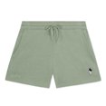 thumbnail image 1 of Dalix Astronaut Embroidered Shorts Washed Soft Fleece Relaxed Drawstring Pocket Fit Lounge Womens in Sage XS X-Small, 1 of 5