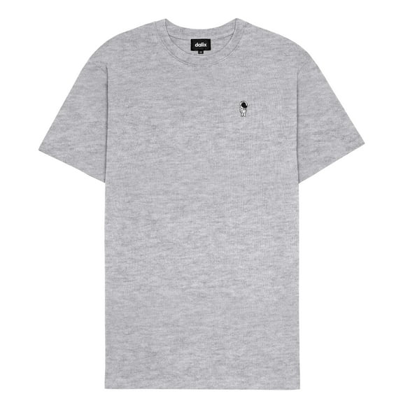 Dalix Astronaut Heavyweight Soft Tee Short Sleeve Cotton Shirt Mens in Carbon Gray 2XL XX-Large