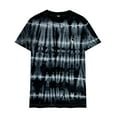 thumbnail image 1 of Dalix Astronaut Spaceman Embroidered Tie Dye Short Sleeve T-Shirt Medium Black, 1 of 5