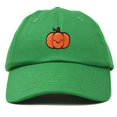 thumbnail image 1 of Dalix Baby Pumpkin Embroidered Cotton Baseball Cap Adjustable Dad Hat Womens in Kelly Green, 1 of 5