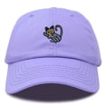 thumbnail image 1 of Dalix British Shorthair Cat Cotton Dad Hat Adjustable Cute Cat Lover Baseball Cap for Casual Wear Womens in Lavender, 1 of 5