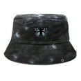 thumbnail image 1 of Dalix Butterfly Tie Dye Bucket Hat Cotton Embroidery Casual Outdoor Style Womens in Tie Dye Black M Medium, 1 of 5