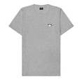 thumbnail image 1 of Dalix Cappuccino Embroidered Cotton Relaxed Boxy Fit Short Sleeve Crewneck Tee Shirt Mens in Athletic Heather L Large, 1 of 5
