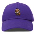 thumbnail image 1 of Dalix Capybara Donut Cap Embroidered Dad Baseball Hat Cotton Adjustable Womens in Purple, 1 of 5