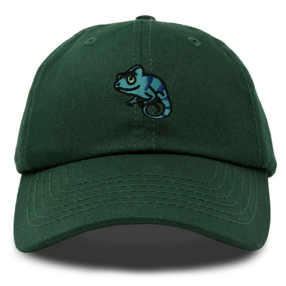 Dalix Chameleon Cap Embroidered Mens Cotton Dad Hat Baseball Hat in Dark Green