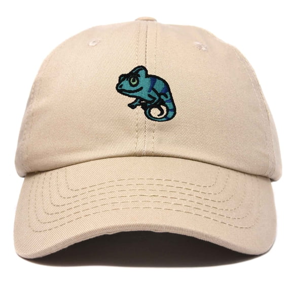 Dalix Chameleon Cap Embroidered Mens Cotton Dad Hat Baseball Hat in Khaki