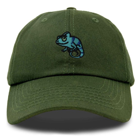 Dalix Chameleon Cap Embroidered Mens Cotton Dad Hat Baseball Hat in Olive