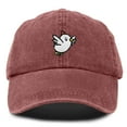 thumbnail image 1 of Dalix Chicken Embroidered Cotton Baseball Hat Adjustable Dad Cap Womens in Washed Red, 1 of 5