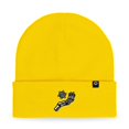 thumbnail image 1 of Dalix Chill Touch Embroidered Skeleton Winter Beanie Hat Knit Cap Cold Weather Mens in Yellow, 1 of 5