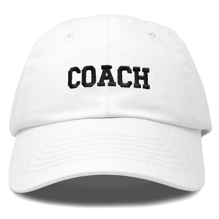 Dalix Coach Embroidered Sports League Baseball Cap  display picture 3