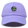 thumbnail image 1 of Dalix Cosmic Frog Embroidered Womens Cotton Dad Hat Baseball Cap Adjustable in Lavender, 1 of 5